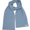 An Australian Made, Plain Adult Unisex Scarf in Egg Blue, made from Pure Australian Merino Wool