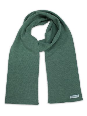An Australian Made, Plain Adult Unisex Scarf in Fern Green made from Pure Australian Merino Wool