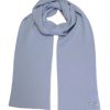 An Australian Made, Plain Adult Unisex Scarf in Powder Blue made from Pure Australian Merino Wool