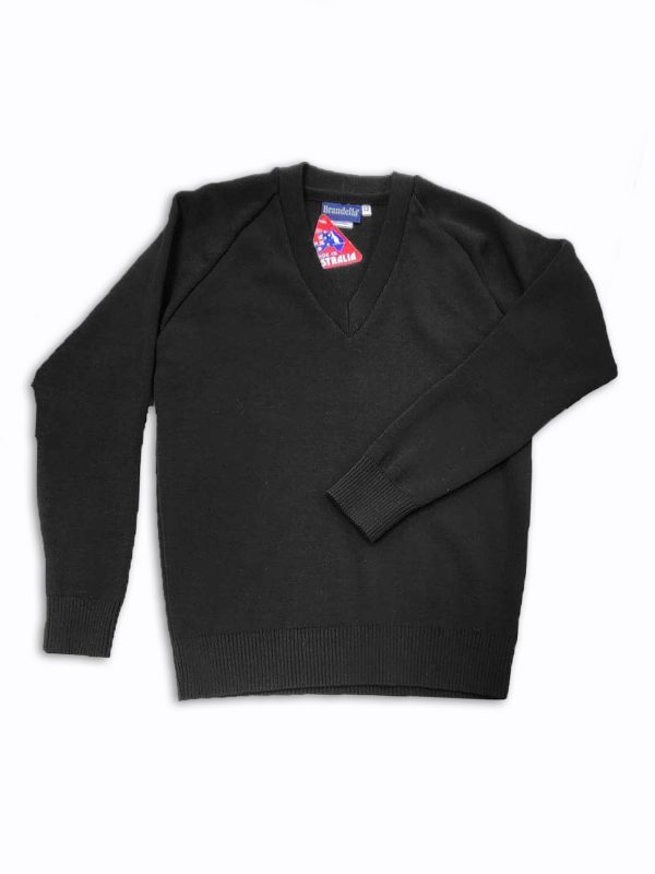 Brandella 788 Raglan Sleeve Vee Neck Jumper - Flatlay