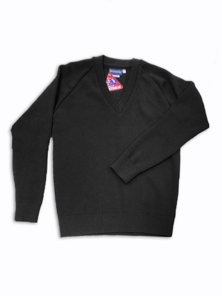 Brandella 788 Raglan Sleeve Vee Neck Jumper - Flatlay
